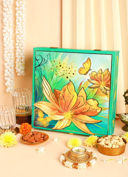 Blue Butterfly Box
